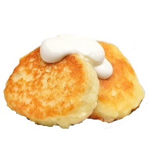 Сырники со сметаной